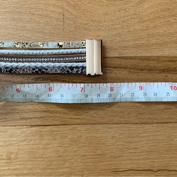 NWOT Boho Leather Cuff Bracelet - Picture 8 of 8